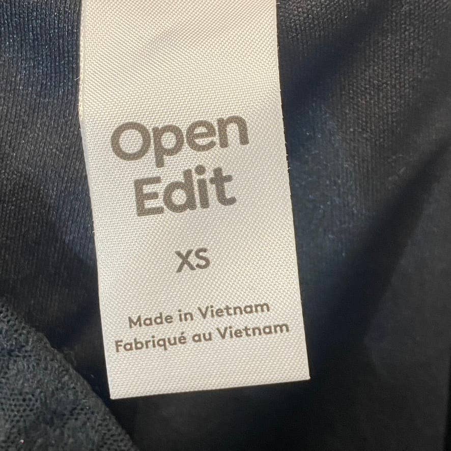 OPEN EDIT Women's Black Lace Pull-On Bike Shorts SZ XS