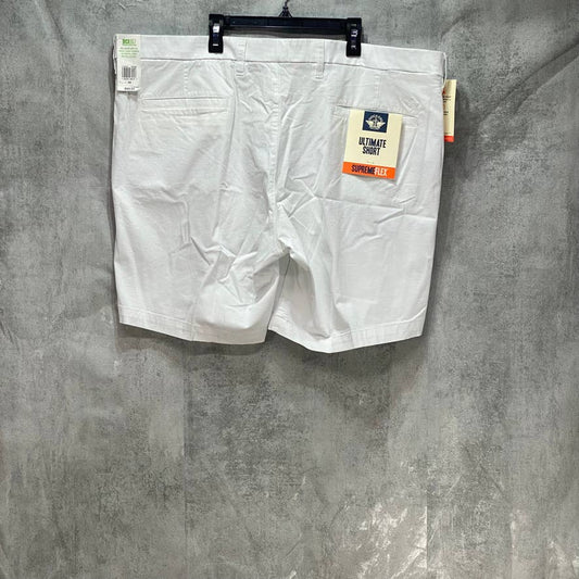 DOCKERS White Ultimate Supreme Flex Stretch Solid Shorts SZ 44