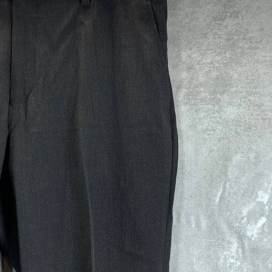 IZOD Men's Solid Black Regular Classic-Fit Suit Pants SZ 34X30