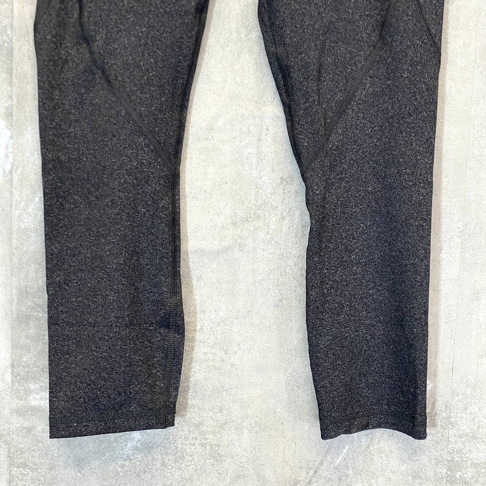RBX Women's Charcoal High-Rise Stretch Pull-On Capri Leggings SZ S