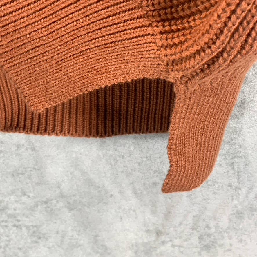 ALFANI Women's Peanut Brittle Scoop-Neck Cap-Sleeve Pullover Sweater SZ XS