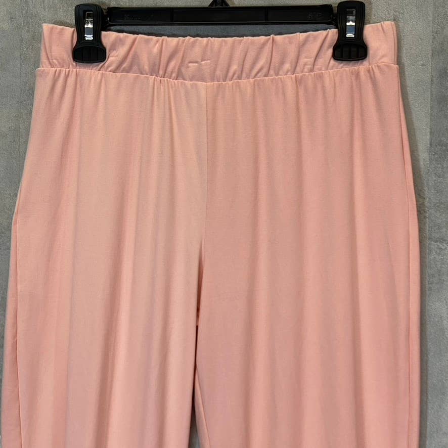 COZY ROZY Women's Mauve Elastic Waist Lightweight Pull-On Pajama Jogger Pants SZ M