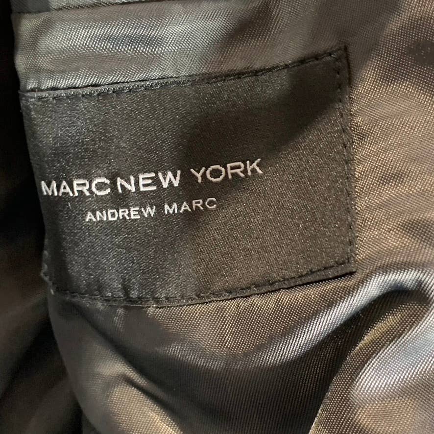 MARC NEW YORK Men's Charcoal Plaid Modern-Fit Two-Button Suit Jacket SZ 42R