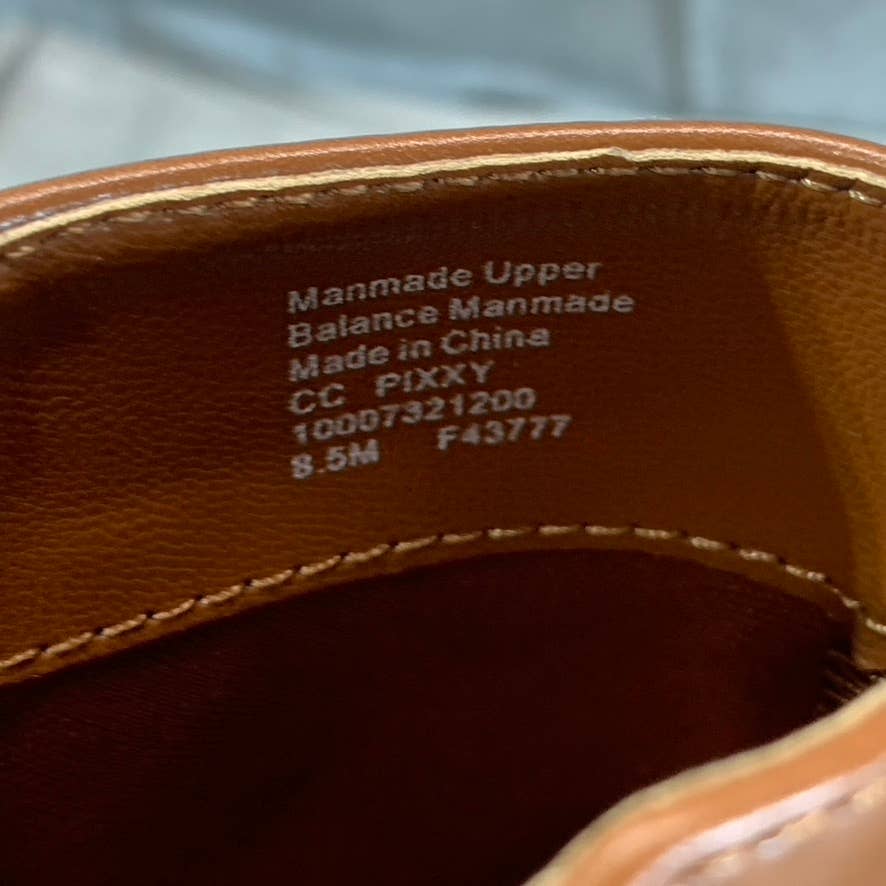 CHARTER CLUB Women's Brown Pixxy Almond-Toe Dress Booties SZ 8.5