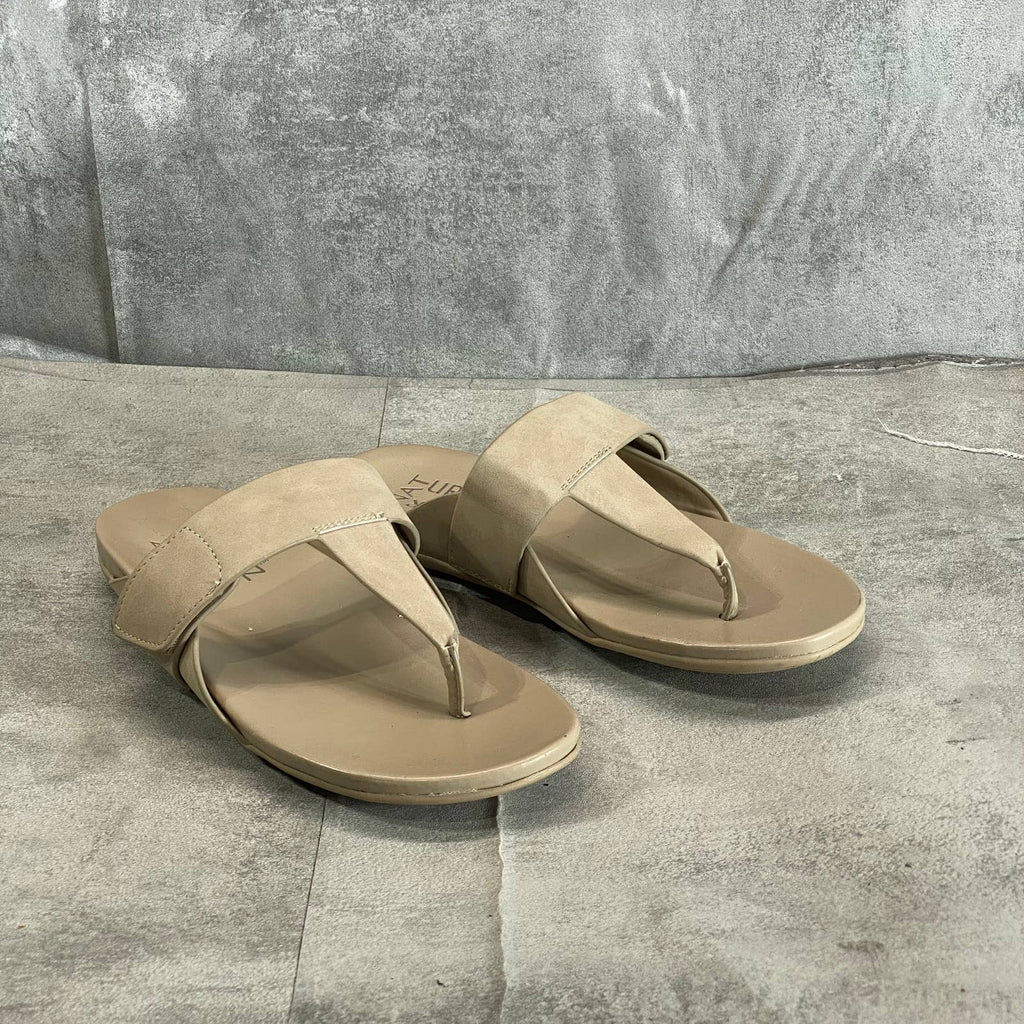 NATURALIZER Women's Porcelain GenN-Twirl Slip-On Thong Sandals SZ 6