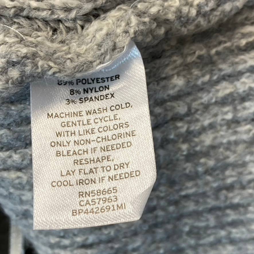 BP. Women's Grey Medium Heather Weekend V-Neck Long Sleeve Rib Knit Sweater SZ XXS