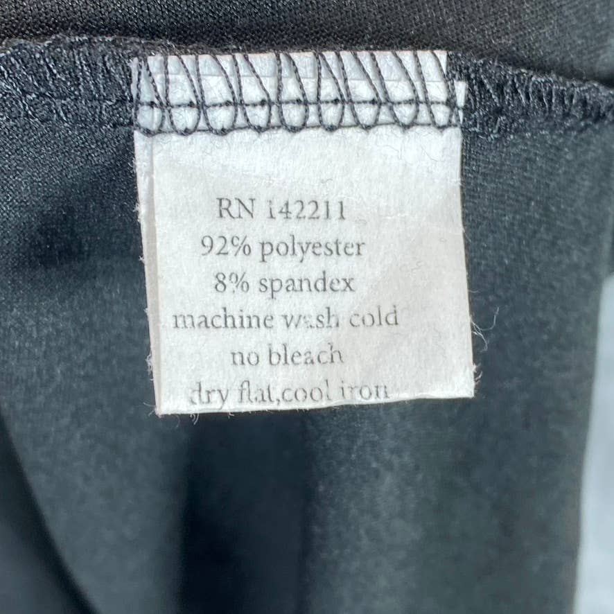 24SEVEN COMFORT Women's Black Short Sleeve Pocket Detail Midi Dress SZ S