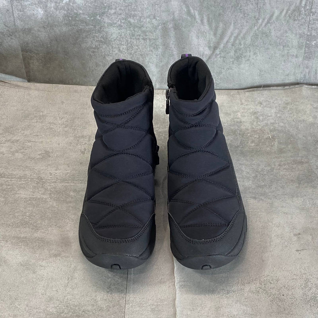 EASY SPIRIT Women's Black Fabric Tru Round-Toe Casual Cold Weather Booties SZ 6