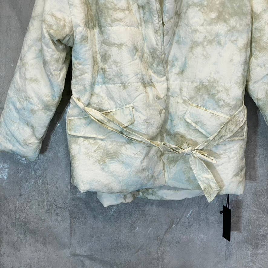 BLANK NYC Women's Perfect Day Hooded Quilted Belted Jacket SZ XS