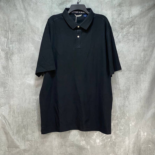 CUTTER & BUCK Big & Tall Black Breakthrough Polo Shirt SZ XL