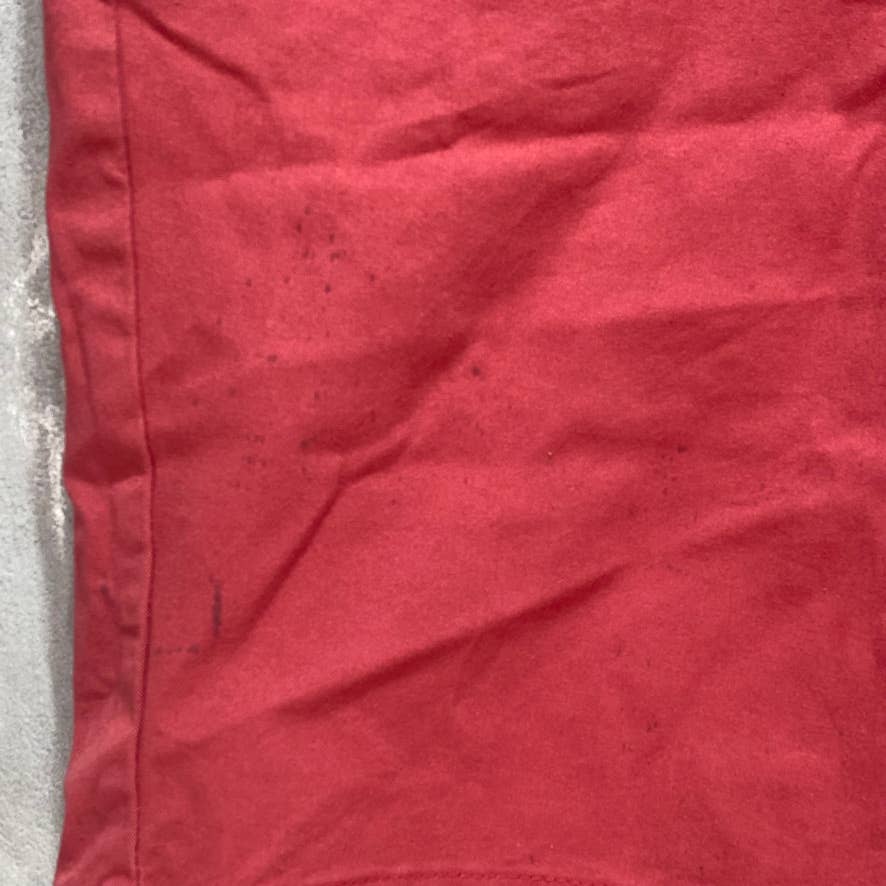 CLUB ROOM Red Regular-Fit 4-Way Stretch Shorts SZ 34