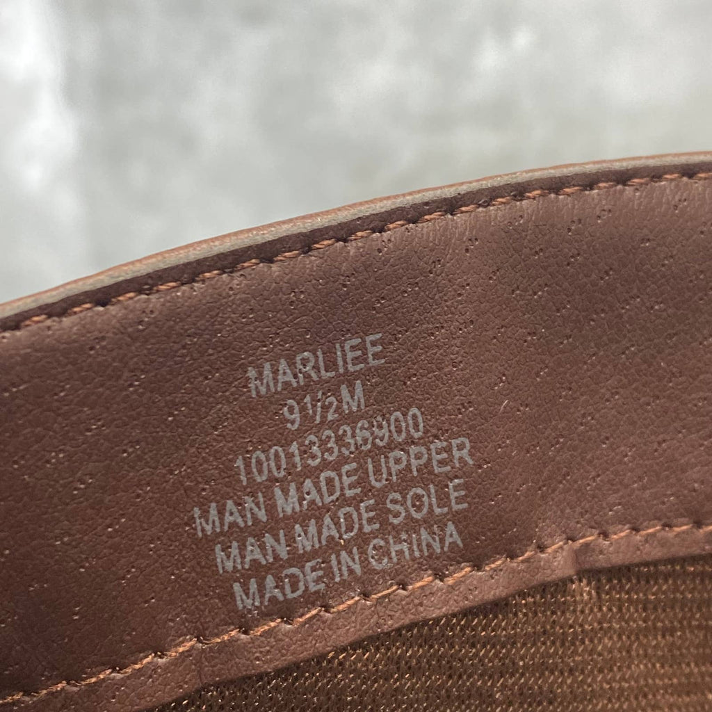 STYLE & CO Women's Cognac Marliee Full Side-Zip Round-Toe Tall Riding Boot SZ9.5