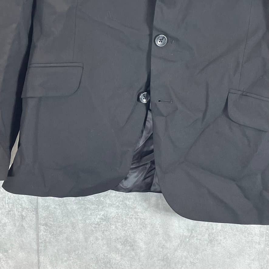 REACTION KENNETH COLE Men's Short Black Techni-Cole Slim-Fit Suit Jacket SZ 44S