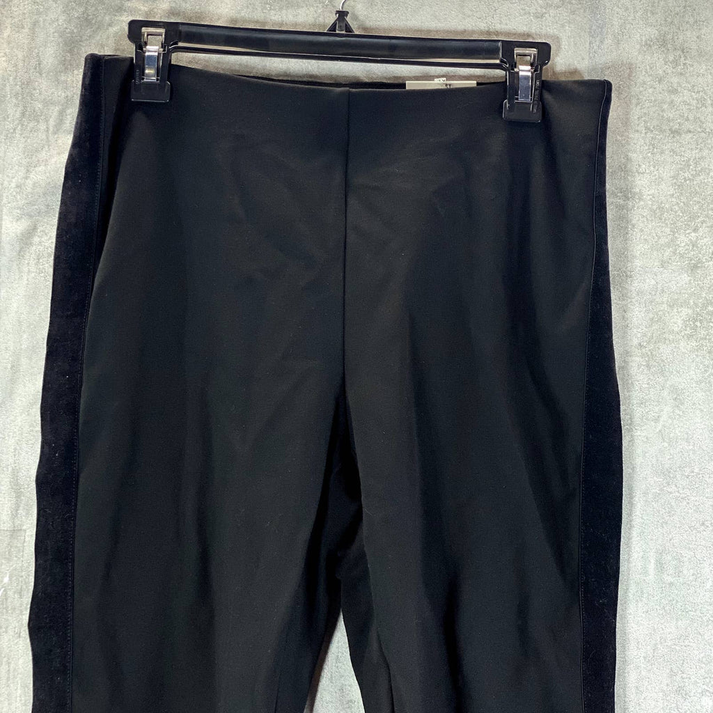 INC INTERNATIONAL CONCEPTS Women's Deep Black Skinny-Leg Ponte Pants SZ 10