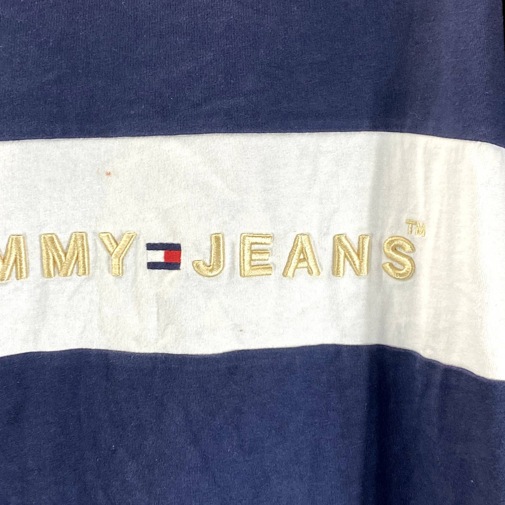 TOMMY JEANS Men's Twilight Navy Crewneck Printed Archive Graphic Boxy Fit TShirt