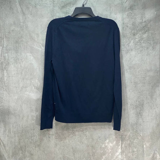 NAUTICA Navy Navtech V-Neck Pullover Sweater SZ S