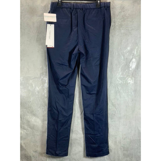 CALVIN KLEIN Men's Navy Slim-Fit Knit Suit Separate Dress Pants SZ 34X34