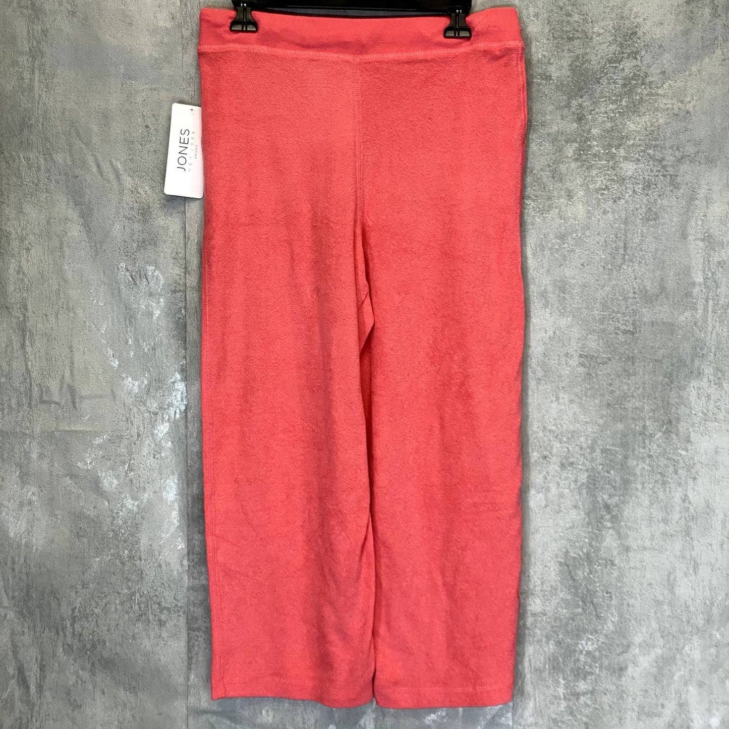 JONES NEW YORK Women's Fresh Coral Textured Drawstring Wide-Leg Pull-On Pants SZ M