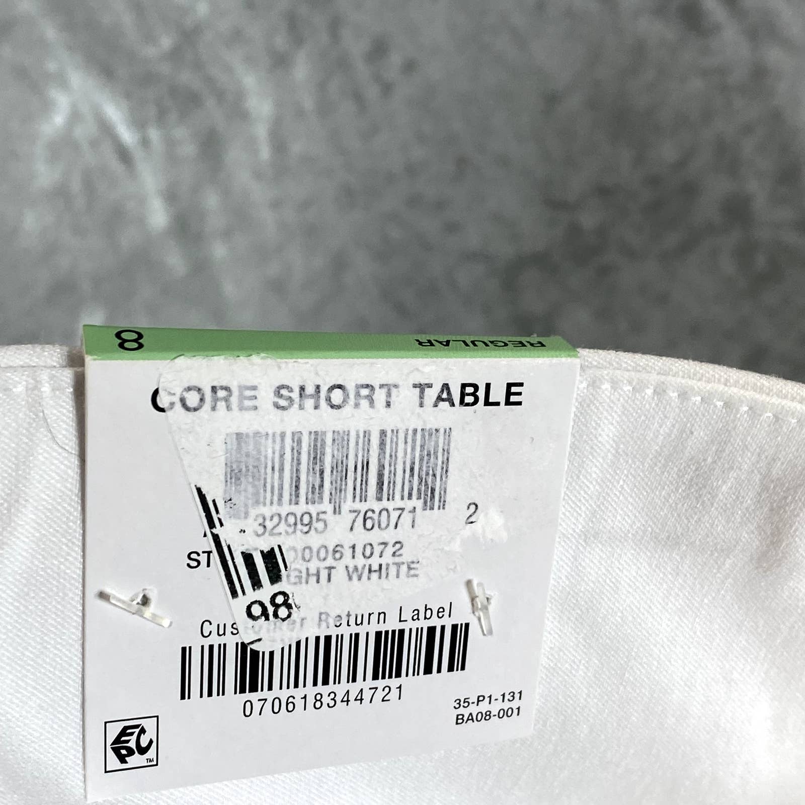 INC INTERNATIONAL CONCEPTS Women's Bright White Mid-Rise Bermuda Shorts SZ 8