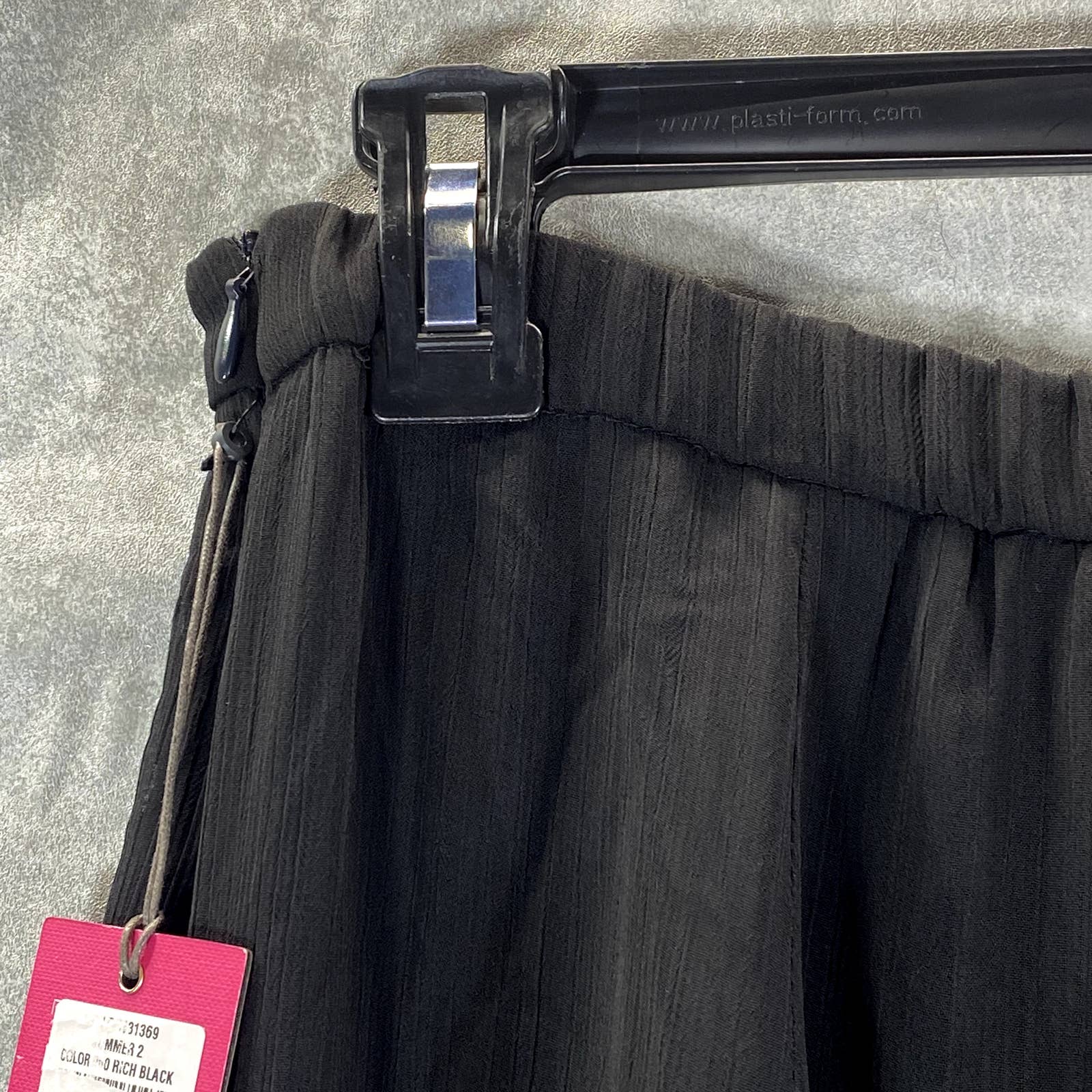 VINCE CAMUTO Women's Black Wide-Leg Yoryu Relaxed-Fit Pull-On Pants SZ M