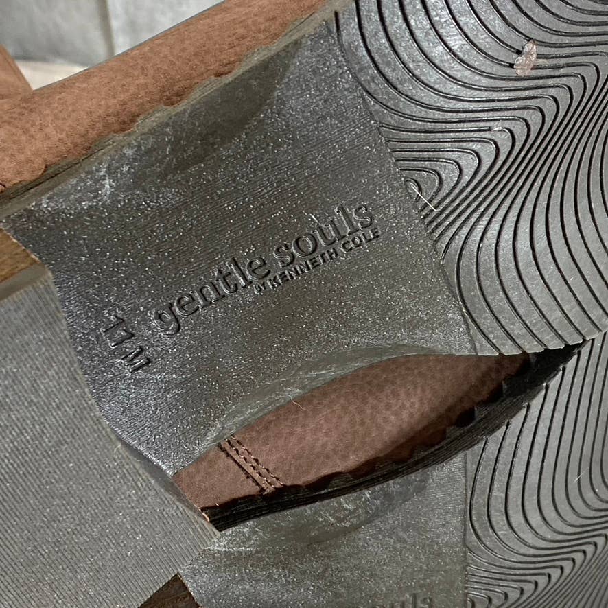 GENTLE SOULS By Kenneth Cole Women's Espresso Best Chelsea Zip-Up Tall Boot SZ11