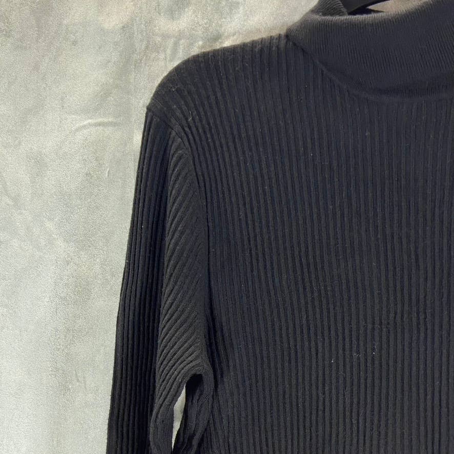 INC INTERNATIONAL CONCEPTS Men's Deep Black Ascher Rollneck Sweater SZ S