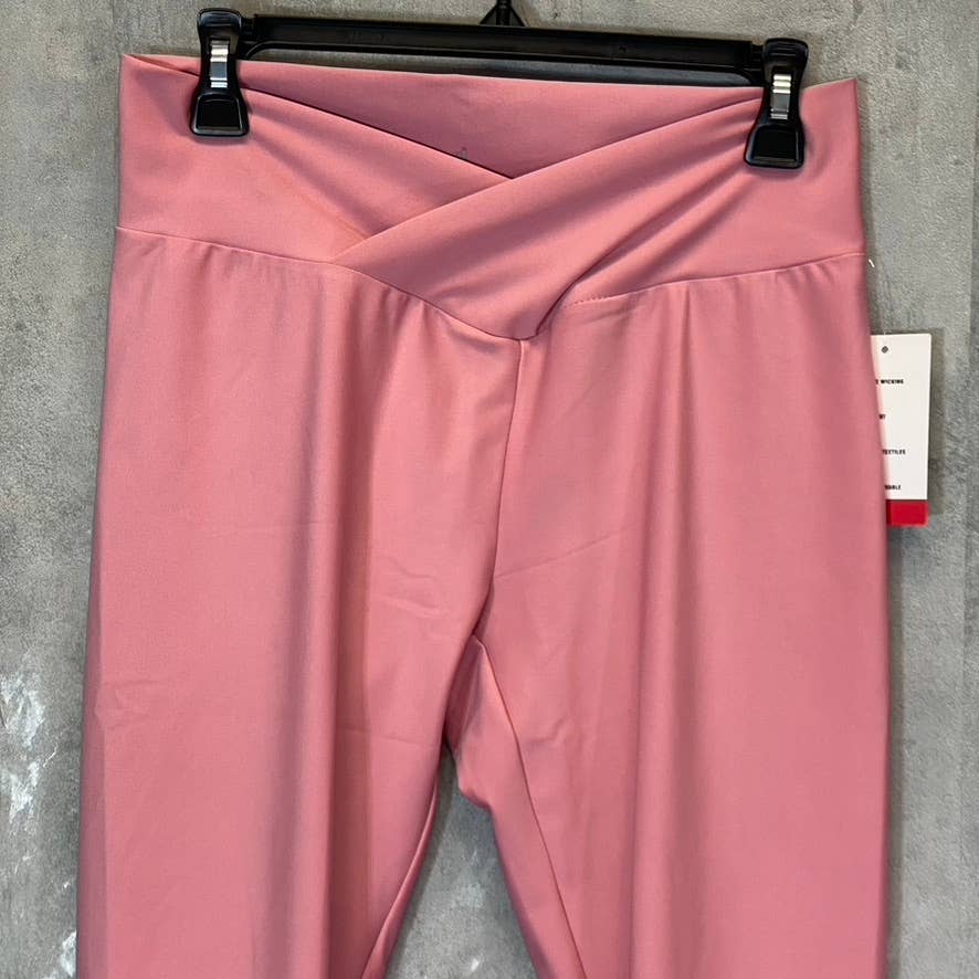 PRO-FIT Activewear Pudra Lightweight Breathable Surplice High-Waist Pull-On Leggings SZ L