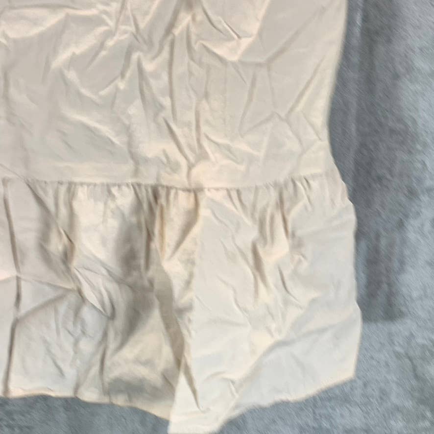 INC INTERNATIONAL CONCEPTS EARTH Women's Cashmere Cream Tie-Back Peplum Camisole