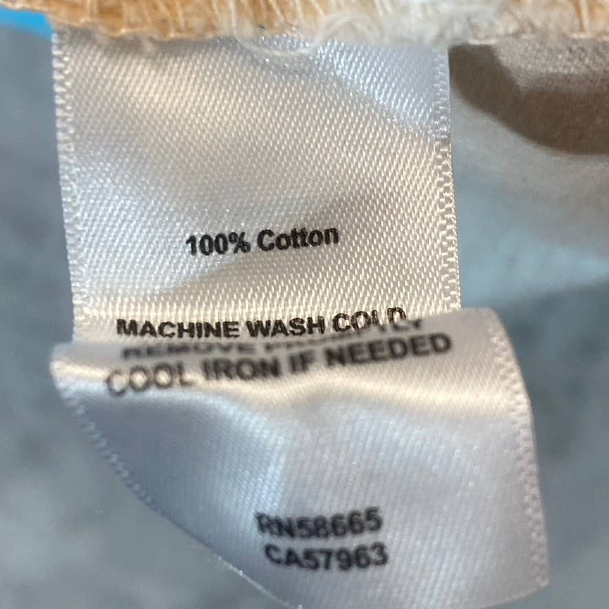 ABOUND Women's Blue-Orange Tie-Dye Raw Hem Crewneck T-Shirt SZ XS