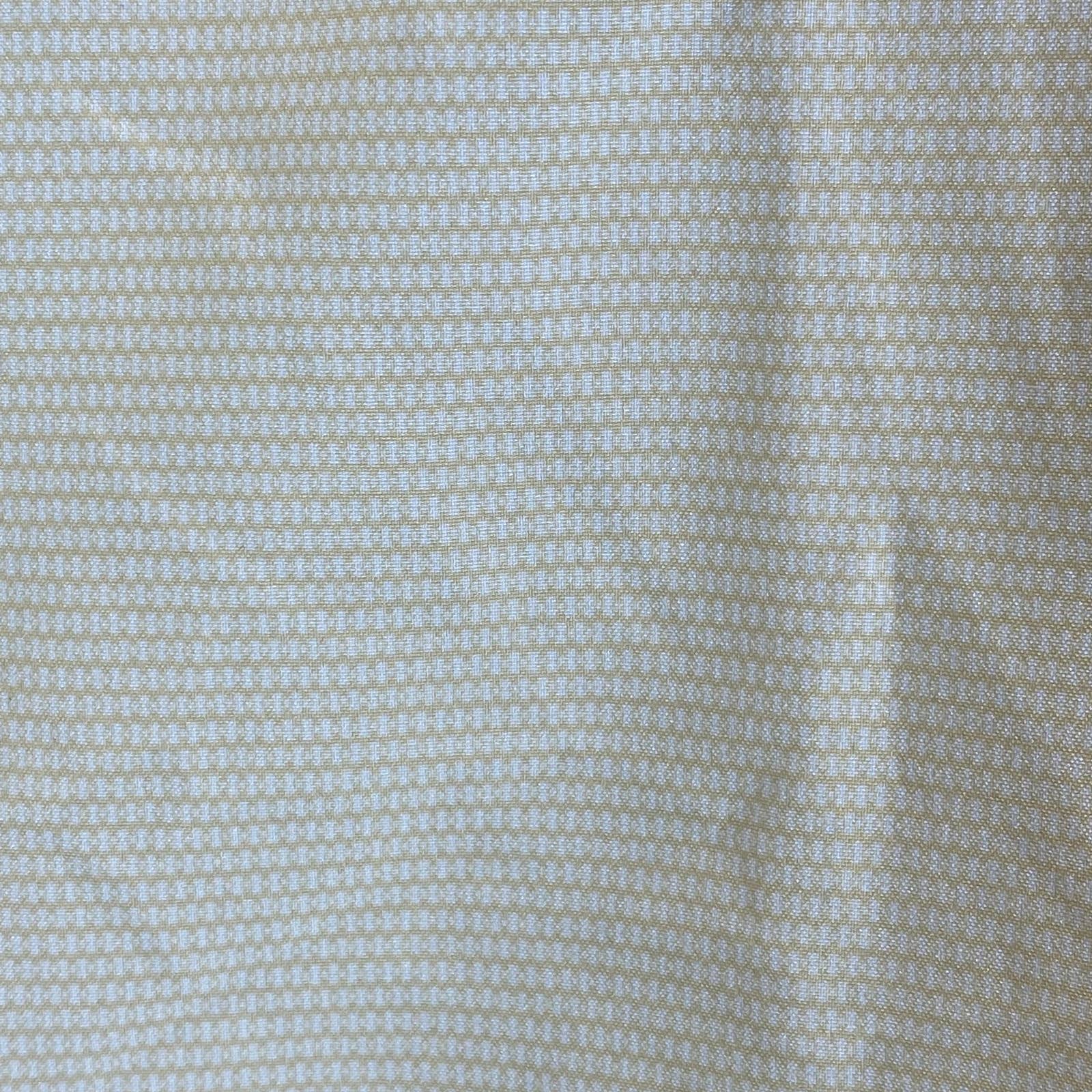 ALFANI Men's Tan Mini Geo-Print Slim-Fit Stretch Button-Up Shirt SZ16-16.5 32/33