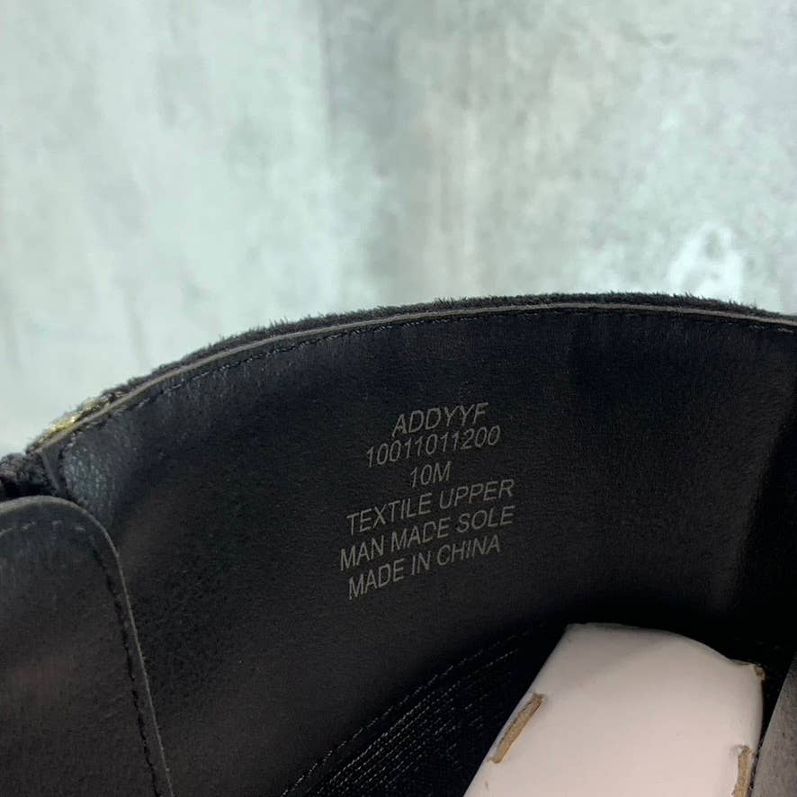 STYLE & CO Women's Black Addyy Memory Foam Round-Toe Dress Block-Heel Boots SZ10