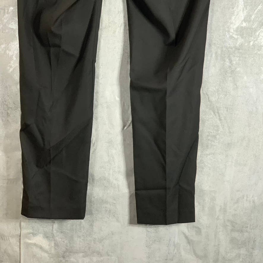 IZOD Men's Solid Black Regular Classic-Fit Suit Pants SZ 32X32