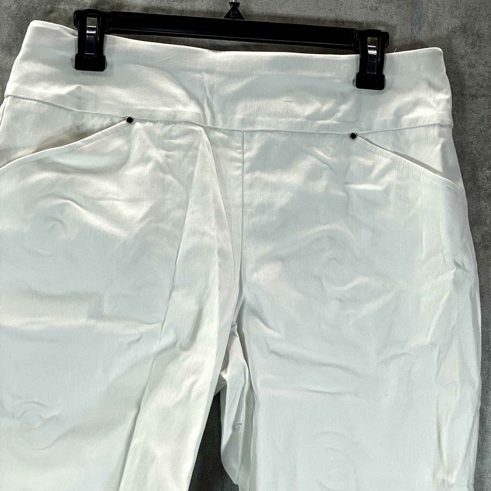 INC INTERNATIONAL CONCEPTS Women's Bright White Mid-Rise Bermuda Shorts SZ 8