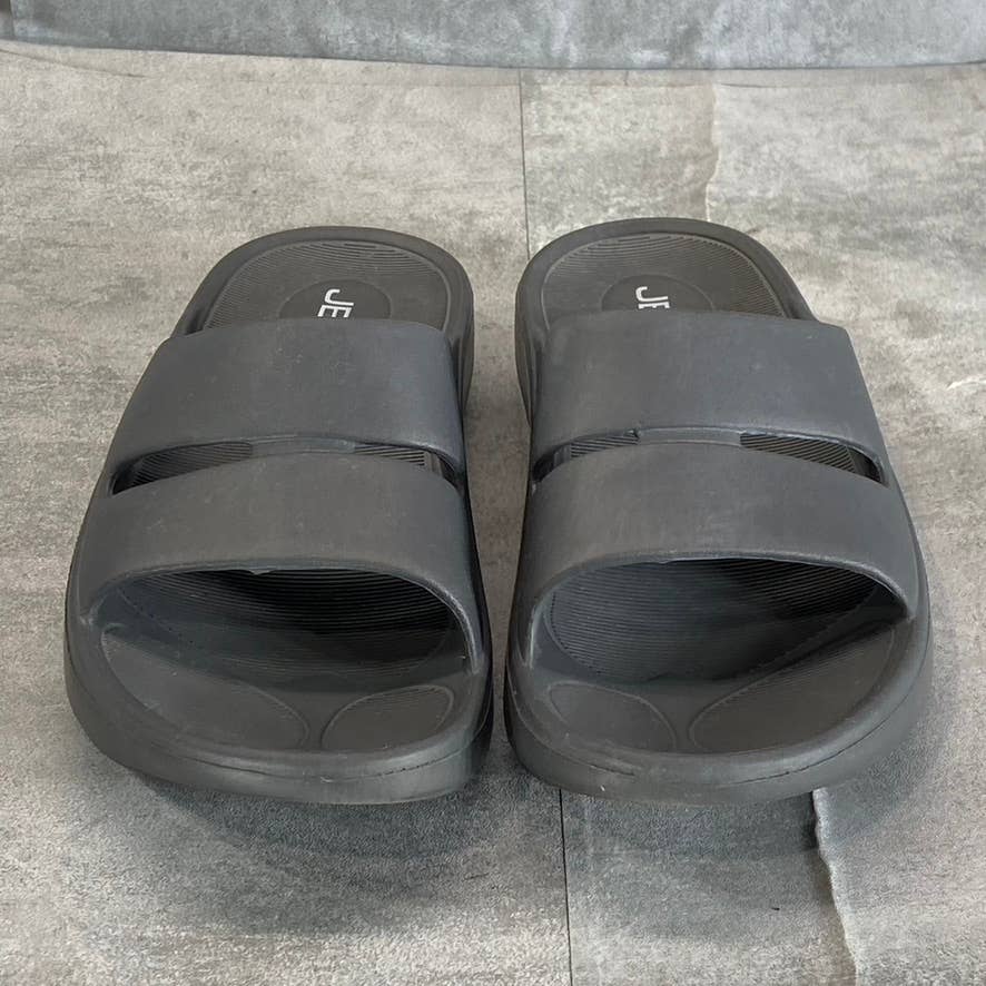 JBU Women's Charcoal Dover Slide Recovery Sandals SZ 6