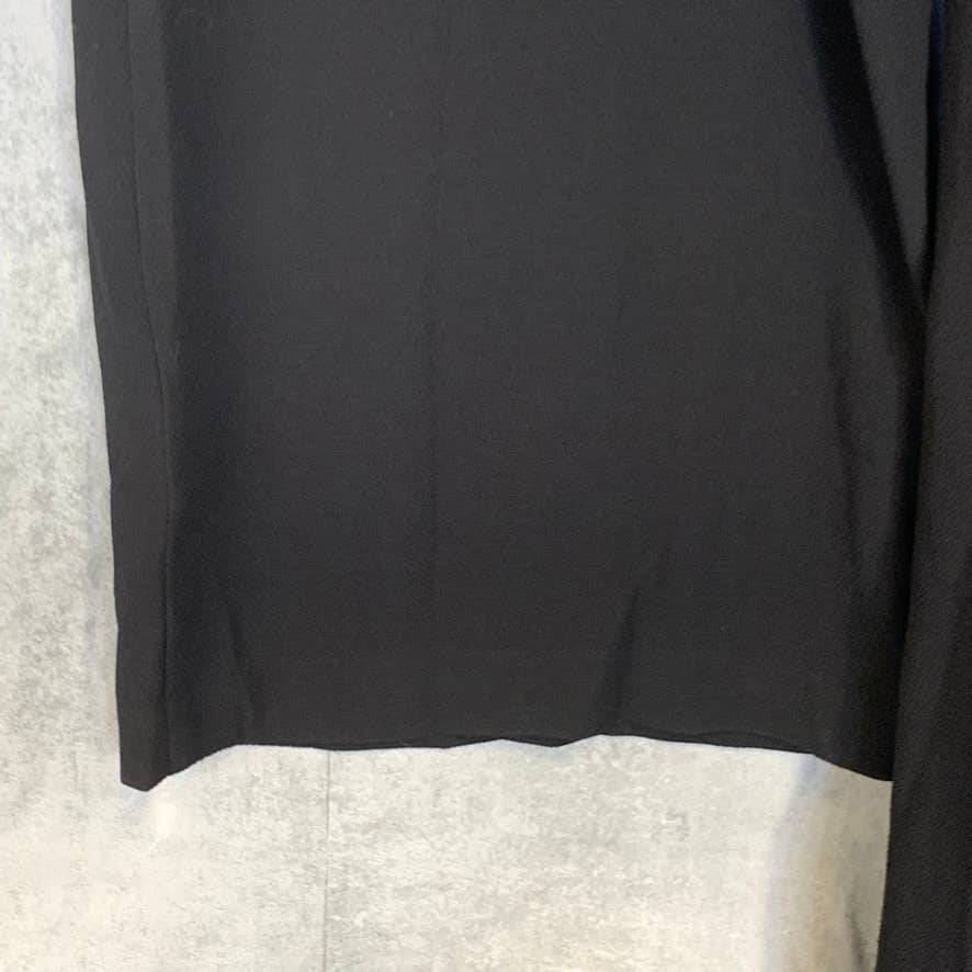 WAYF Solid Black Posie Lace-Up Sleeveless Pant Jumpsuit SZ S