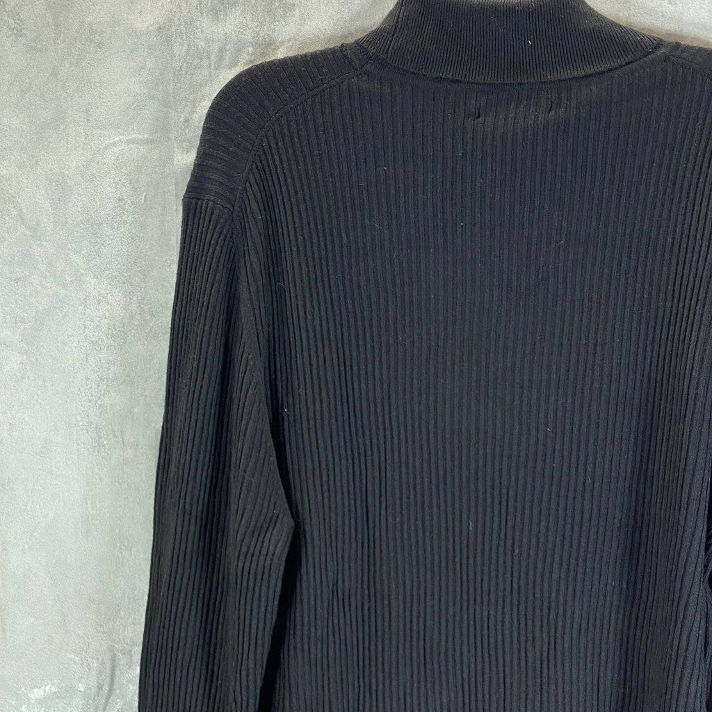 INC INTERNATIONAL CONCEPTS Men's Deep Black Ascher Rollneck Sweater SZ 2XL
