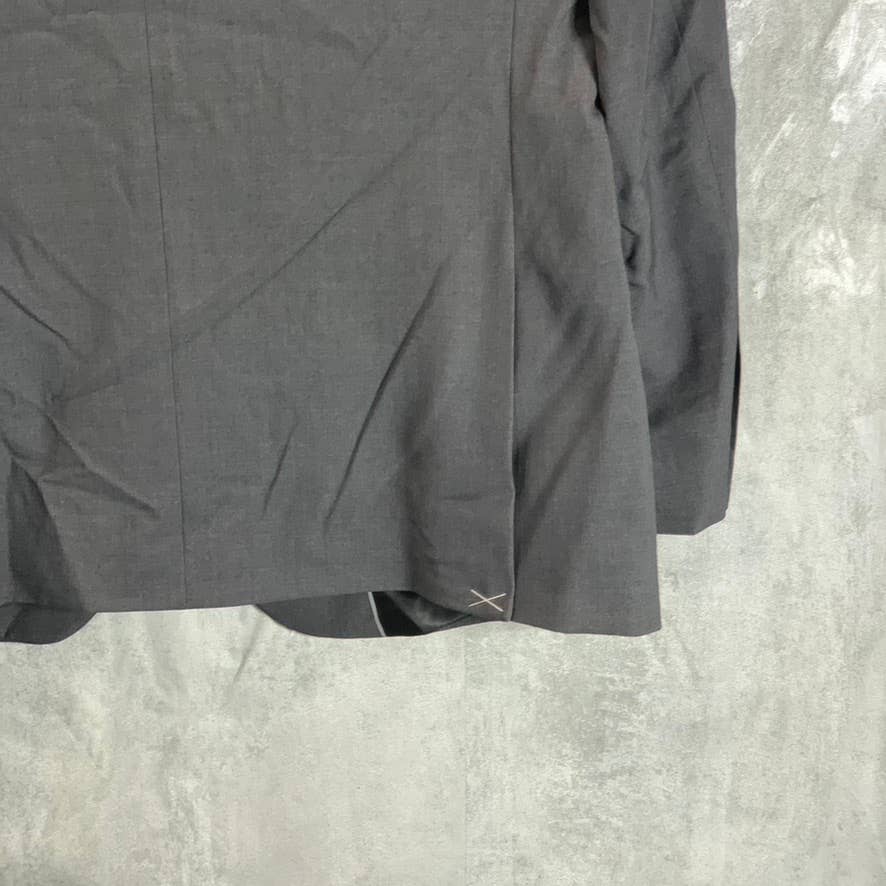 NAUTICA Men's Charcoal Short Modern-Fit Two-Button Bi-Stretch Suit Jacket SZ 42S