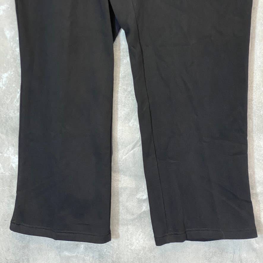 KAREN SCOTT Sport Women's Plus Size Black High-Rise Pull-On Fleece Sweatpants SZ 2X