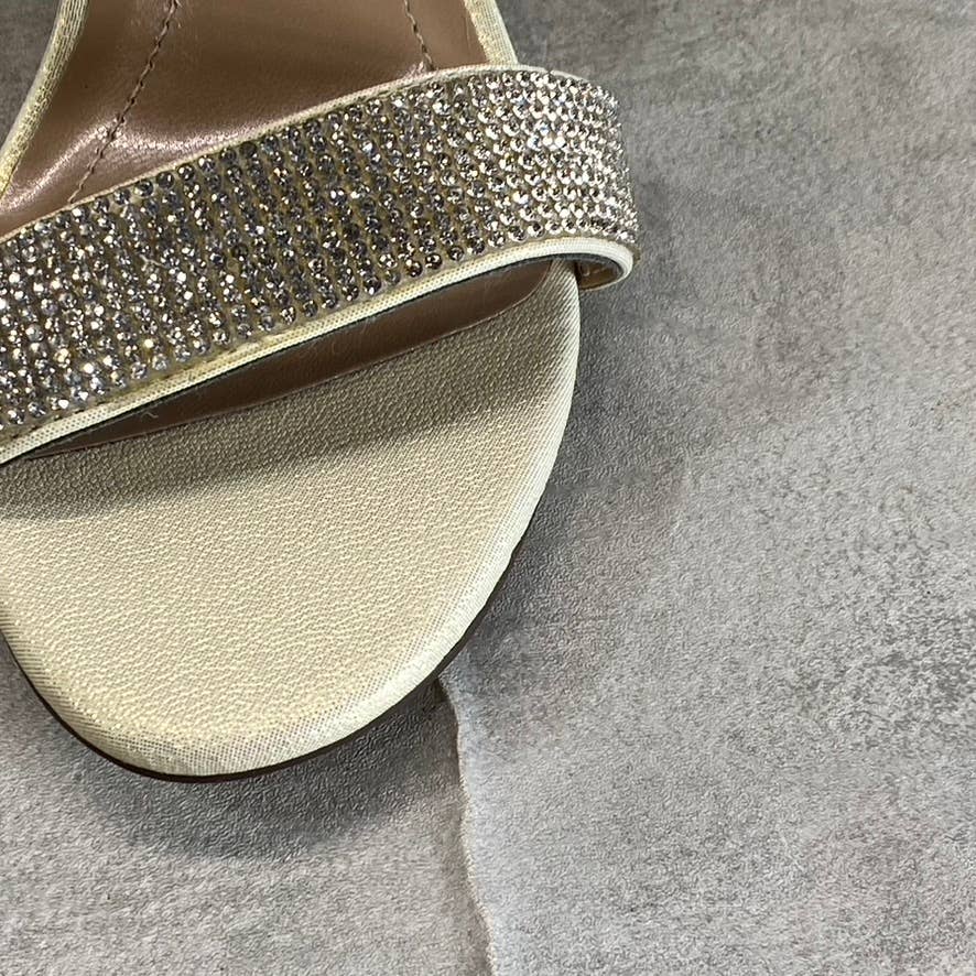 STYLE & CO Women's White-Sparkle Embellished Phillyis Two-Piece Evening Sandals