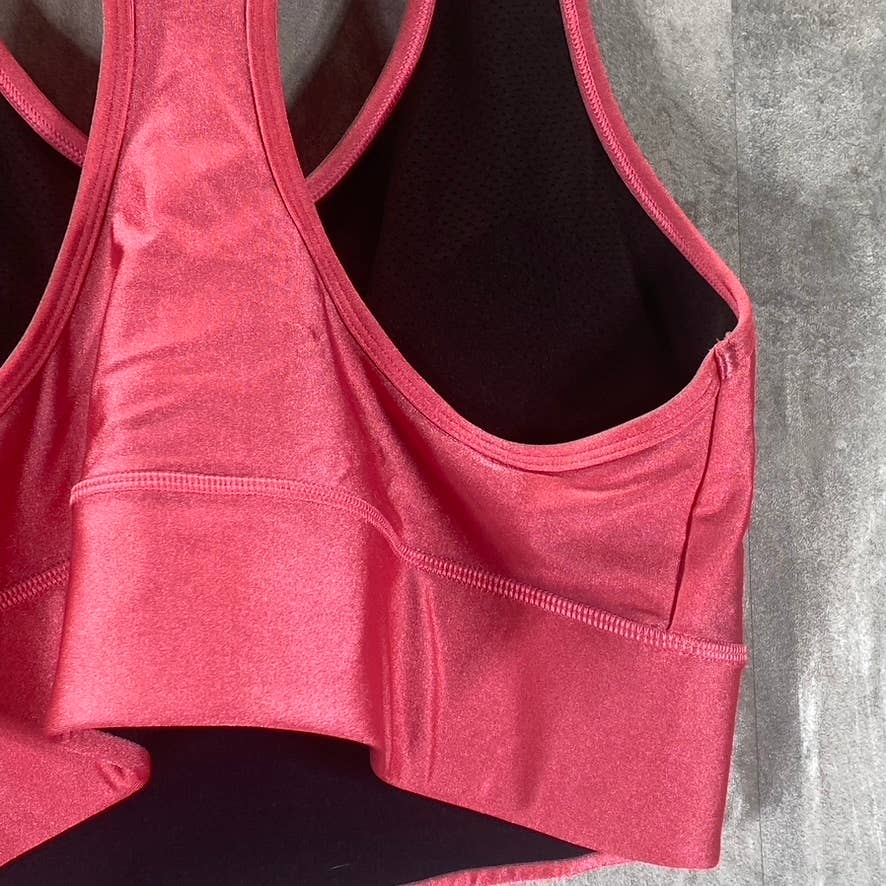 DKNY SPORT Women's Calypso High-Shine Low-Impact Lightweight Racerback Sports