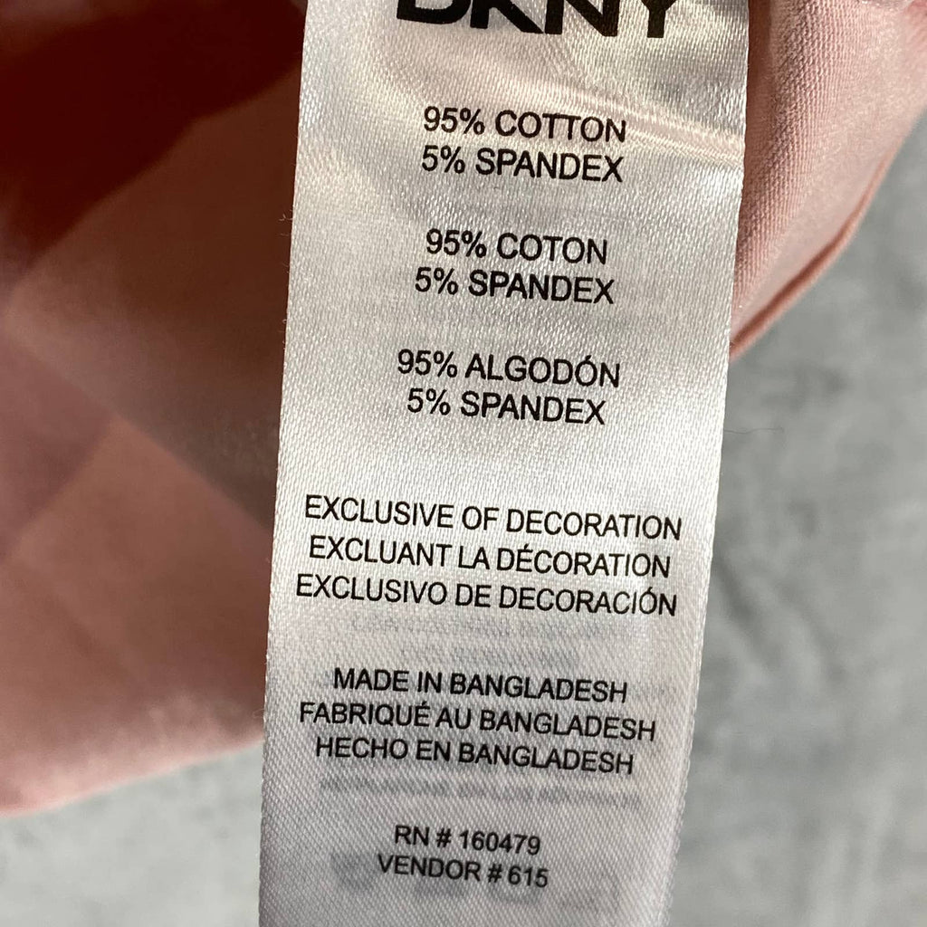 DKNY Men's Dusty Pink Essential Classic-Fit Short-Sleeve Polo Shirt SZ S