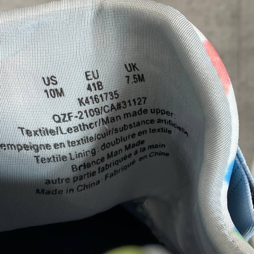 DKNY Women's Pastel Blue Multi Cosmo Slip-On Wedge Sneakers SZ 10