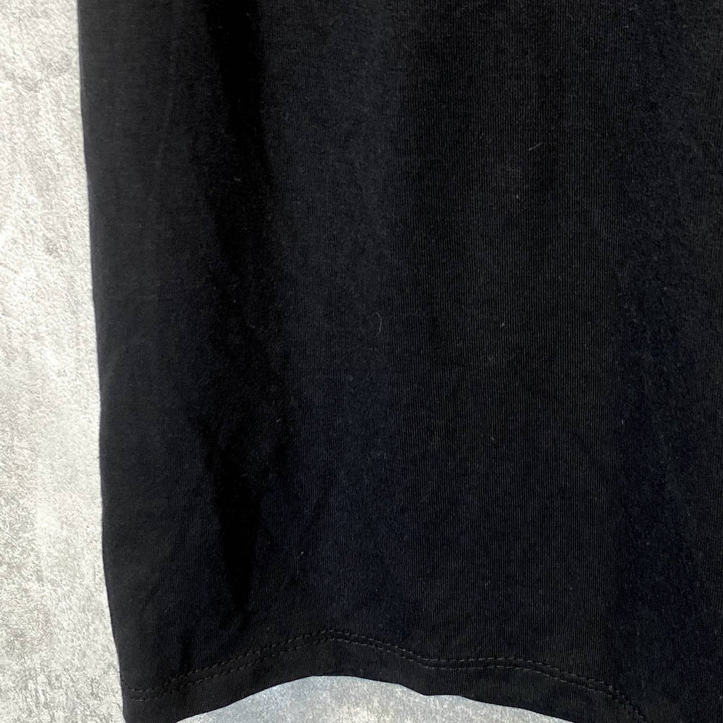 FLORA By Flora Nikrooz Women's Solid Black Scoopneck Short Sleeve T-Shirt SZ L