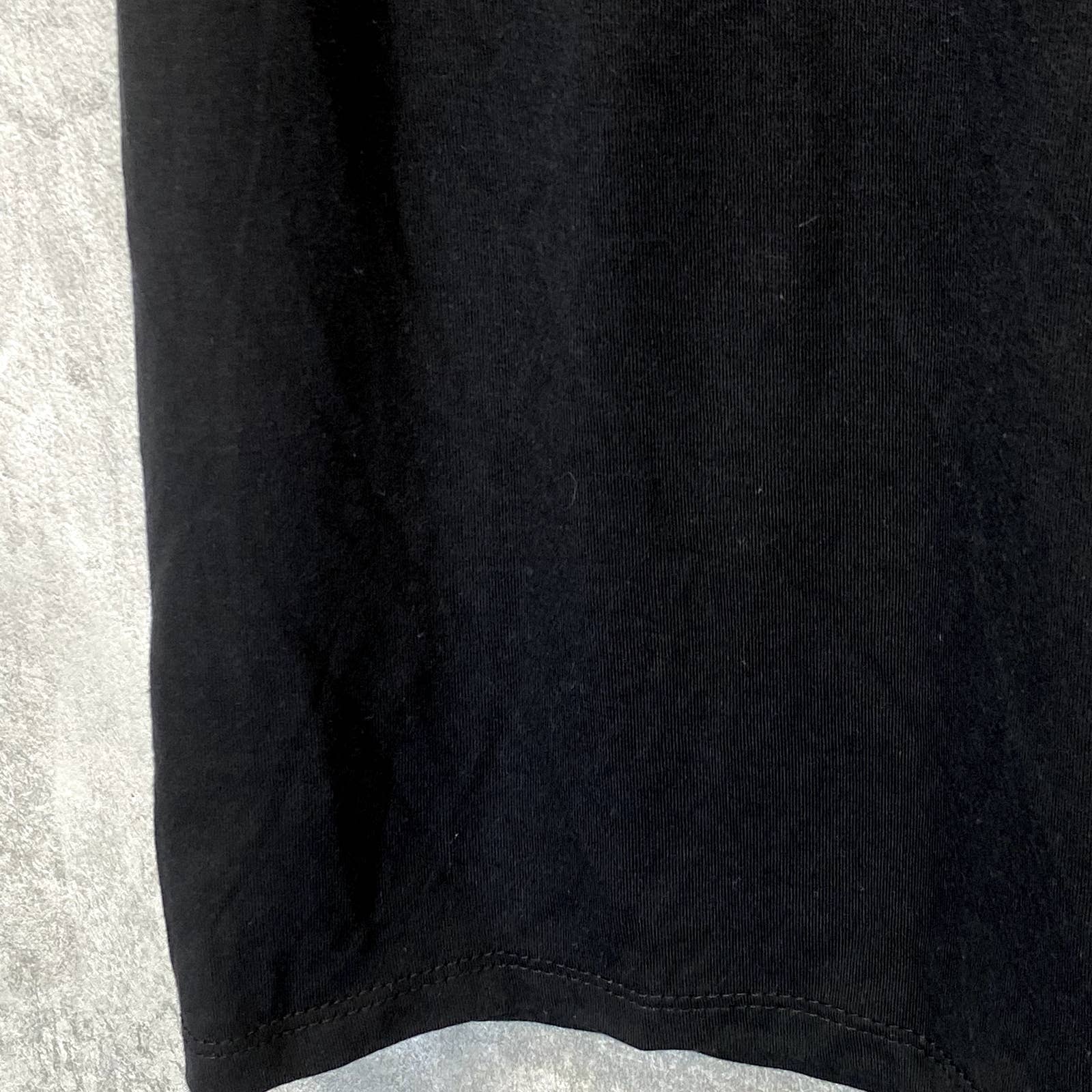 FLORA By Flora Nikrooz Women's Solid Black Scoopneck Short Sleeve T-Shirt SZ L