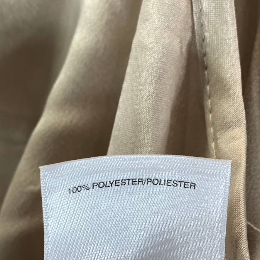 KASPER Women's Petite Champagne Scoop-Neck Sleeveless Keyhole Tank Top SZ PM